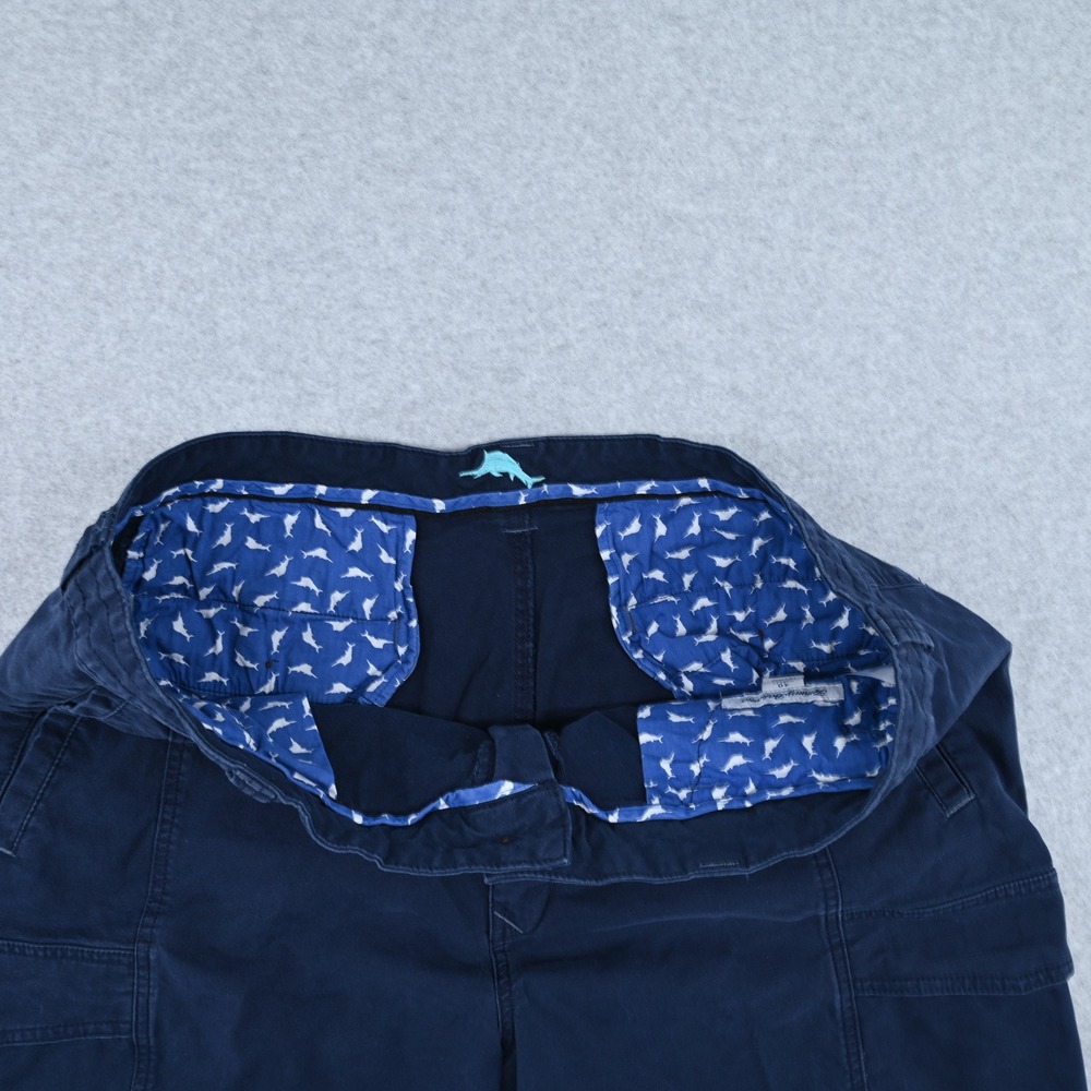 Tommy Bahama Men 40 Blue Key Isles Cargo Shorts Coastal Beach Vacation Stretch - Picture 11 of 16